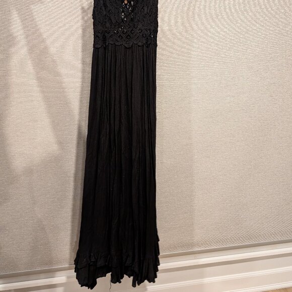 Free People Long Black Dress, XS - Picture 4 of 4